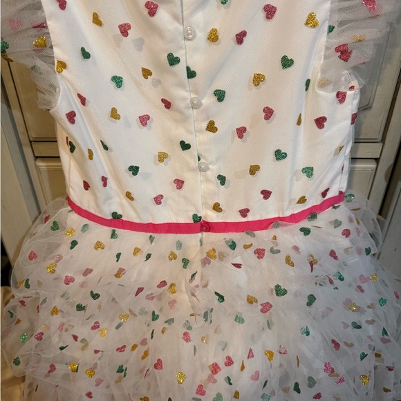 Colorful Heart Ruffle Dress - Picture 4 of 4